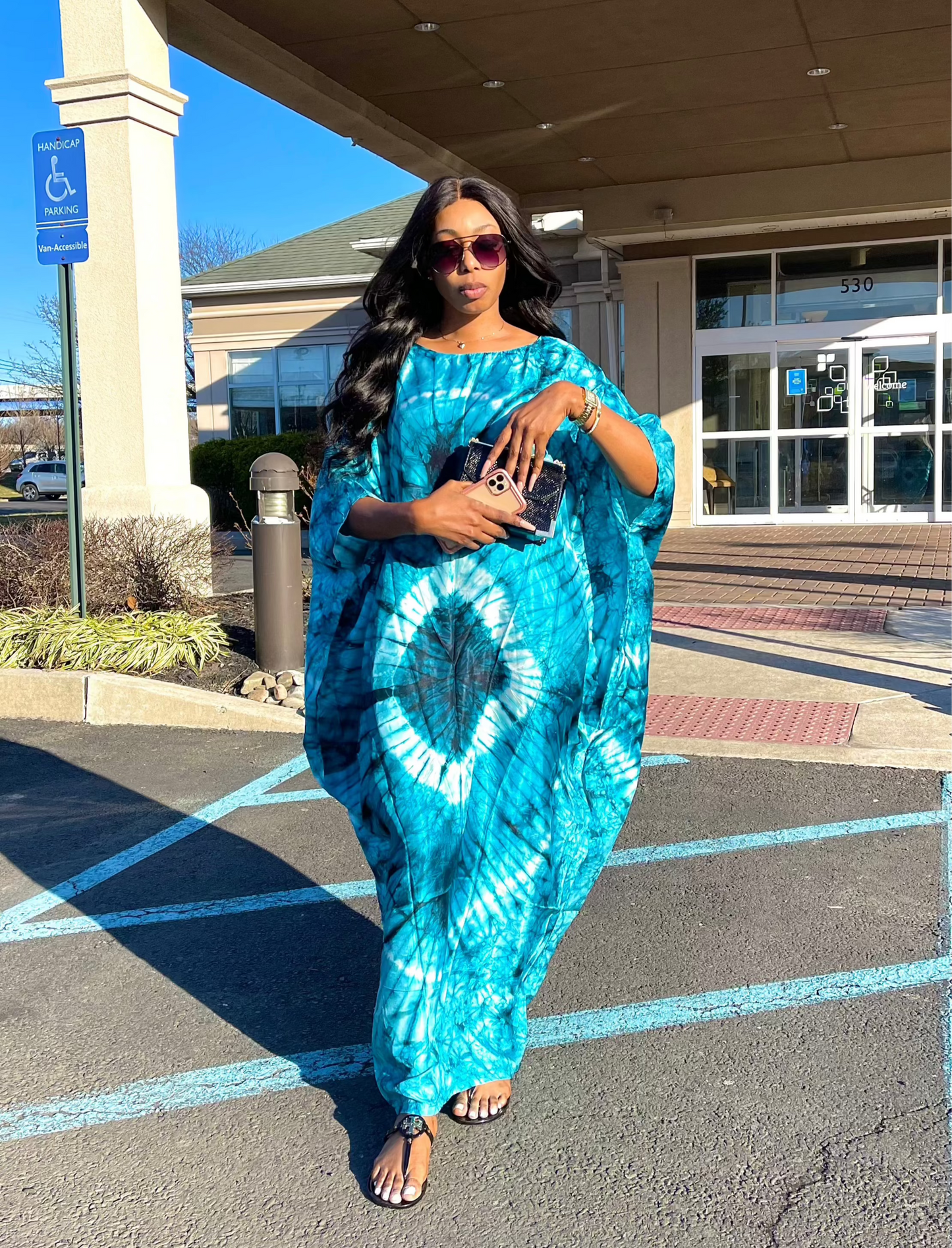 Olori Adirè (Tie & Dye) Maxi Dress II