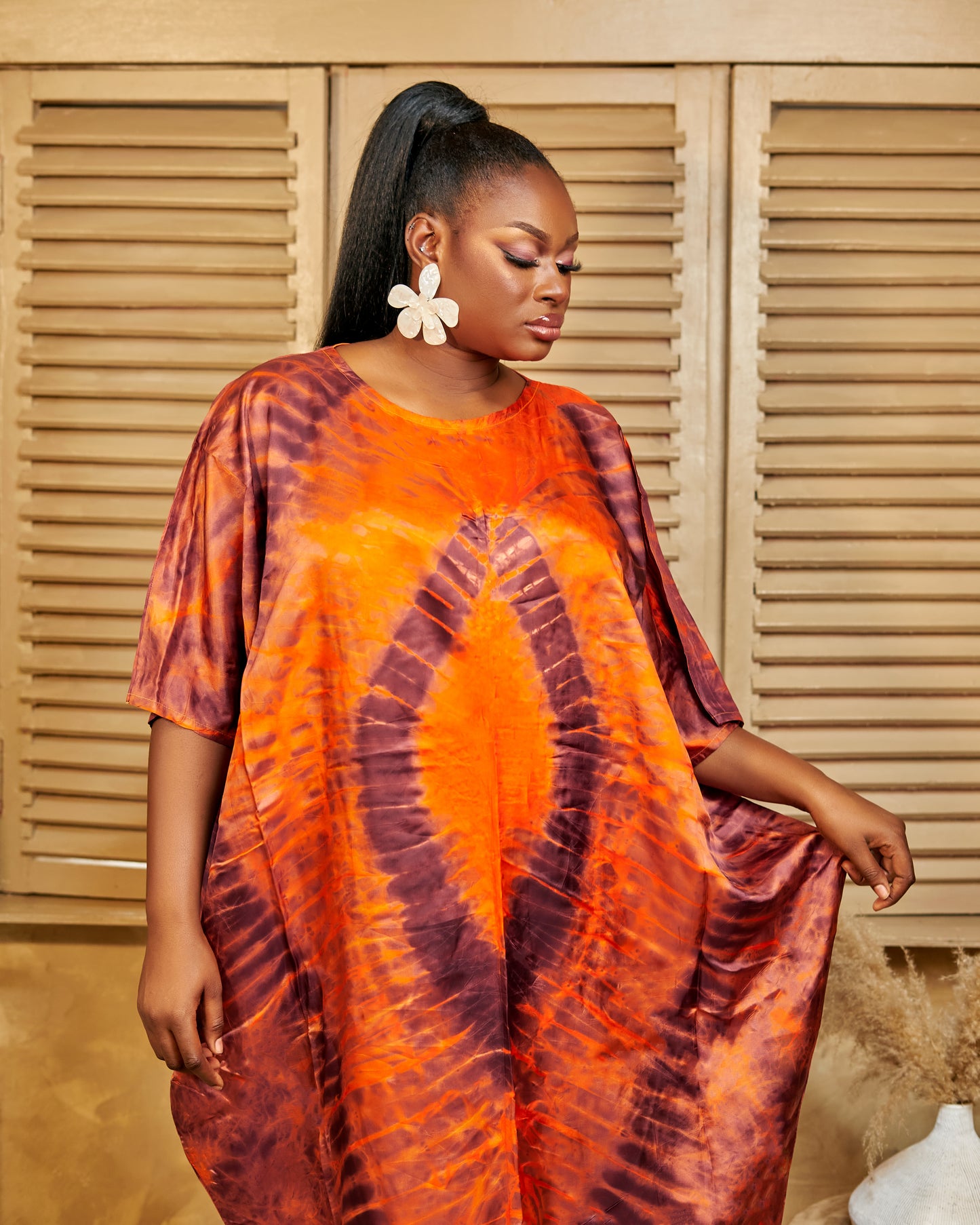 Olori Adirè (Tie & Dye) Maxi Dress