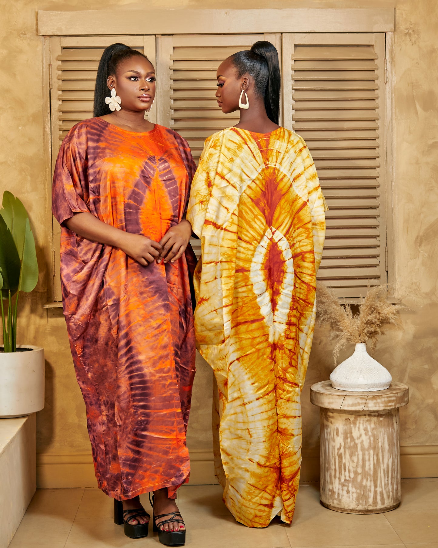Olori Adirè (Tie & Dye) Maxi Dress