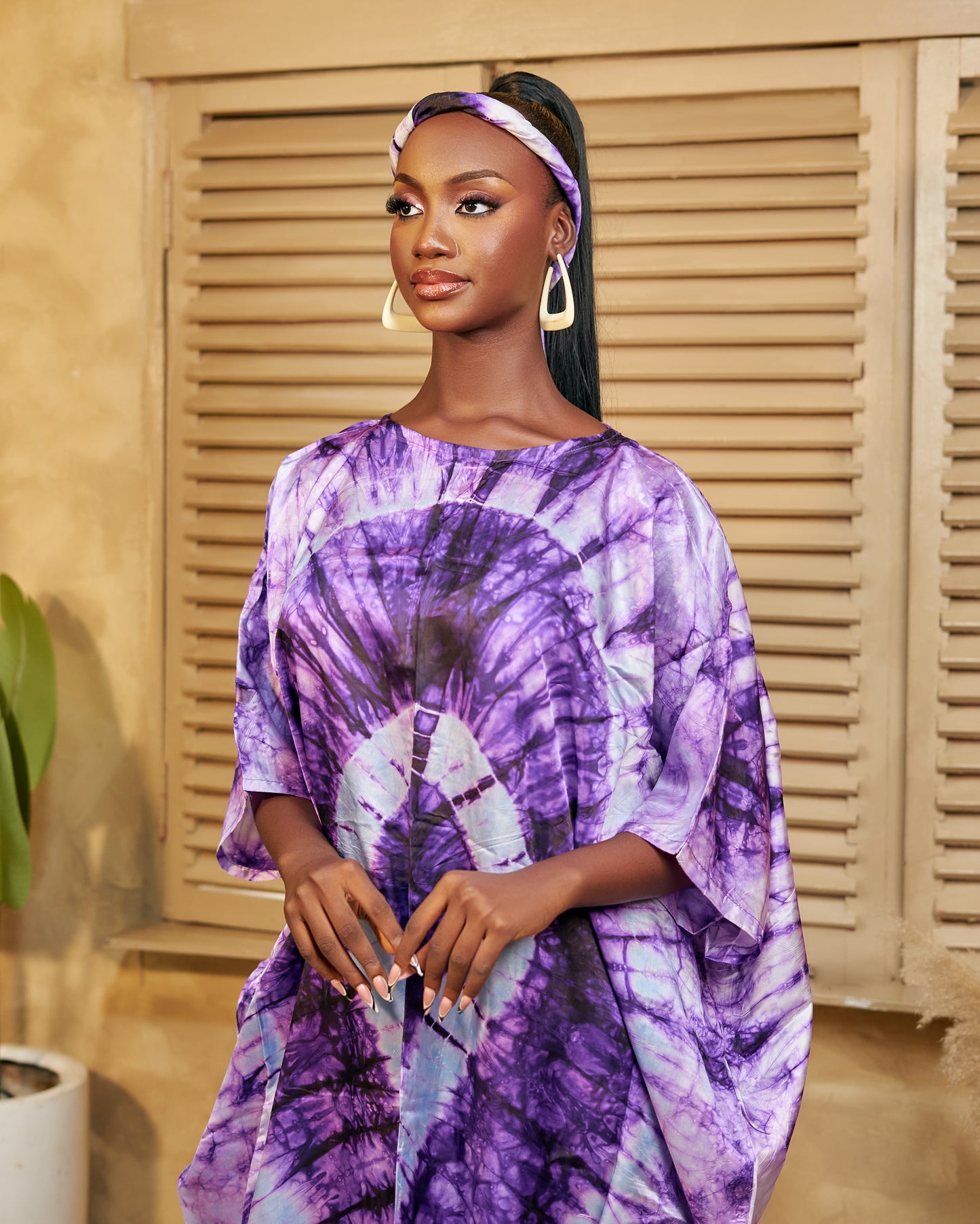 Olori Adirè (Tie & Dye) Maxi Dress